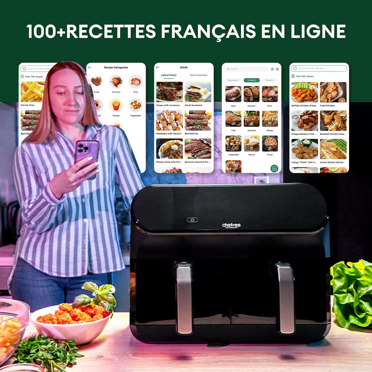 Air-fryer-chefree-afw20-8-litres-noir-2