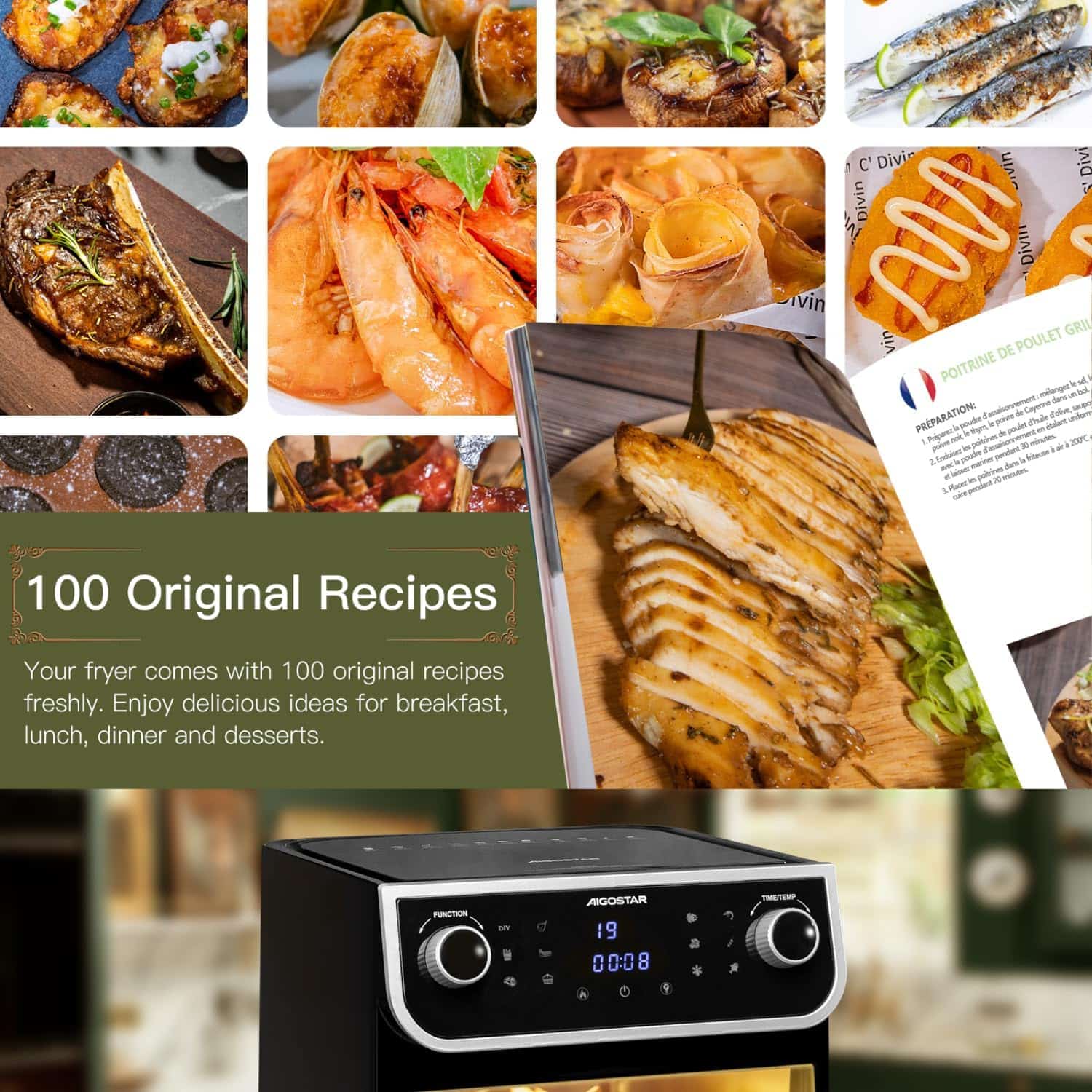 air-fryer-aigostar-8-litres-noir-2