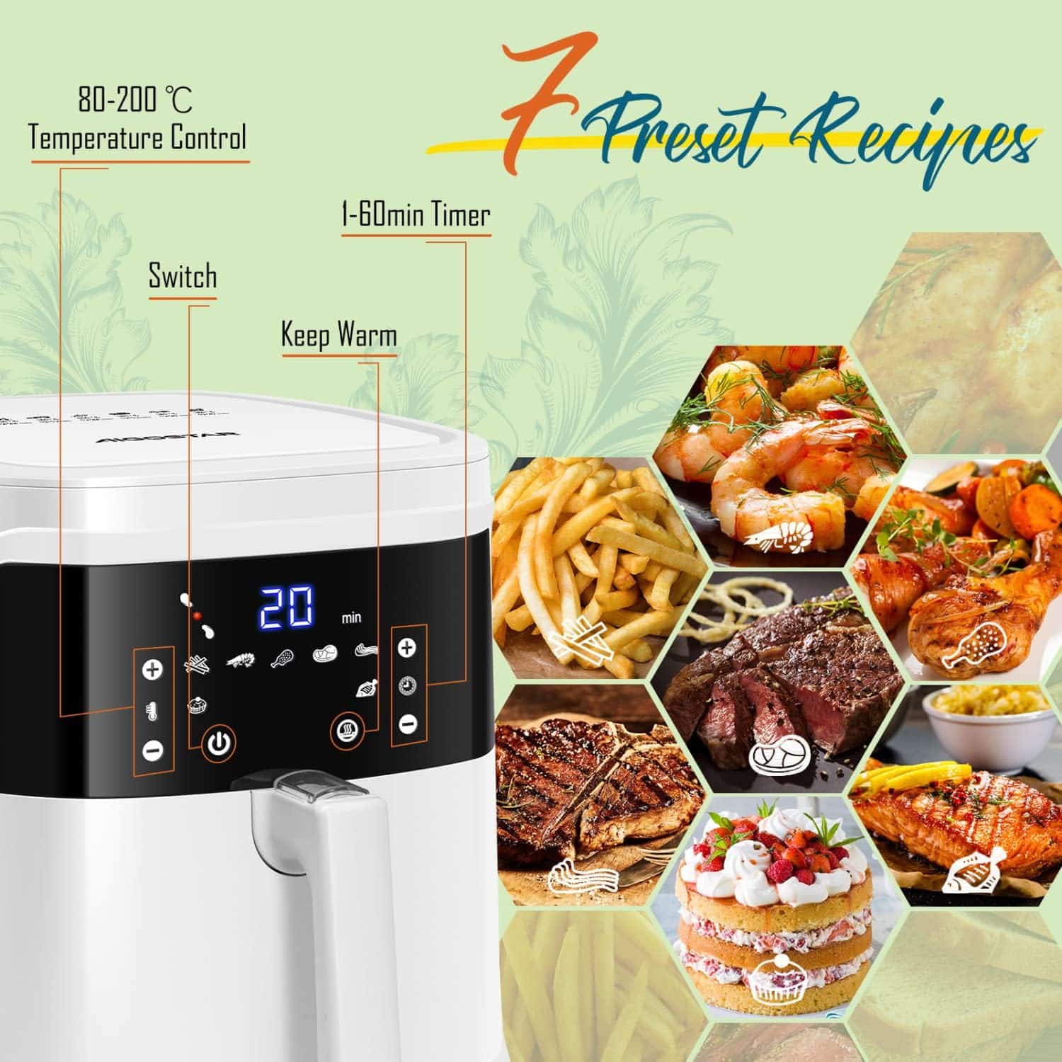 air-fryer-aigostar-white-cube-7-litres-blanc-2