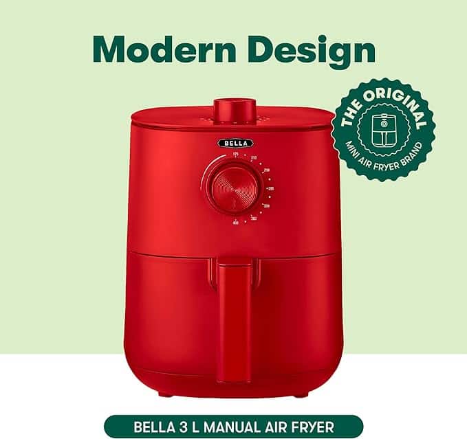 air-fryer-bella-3-litres-rouge-2