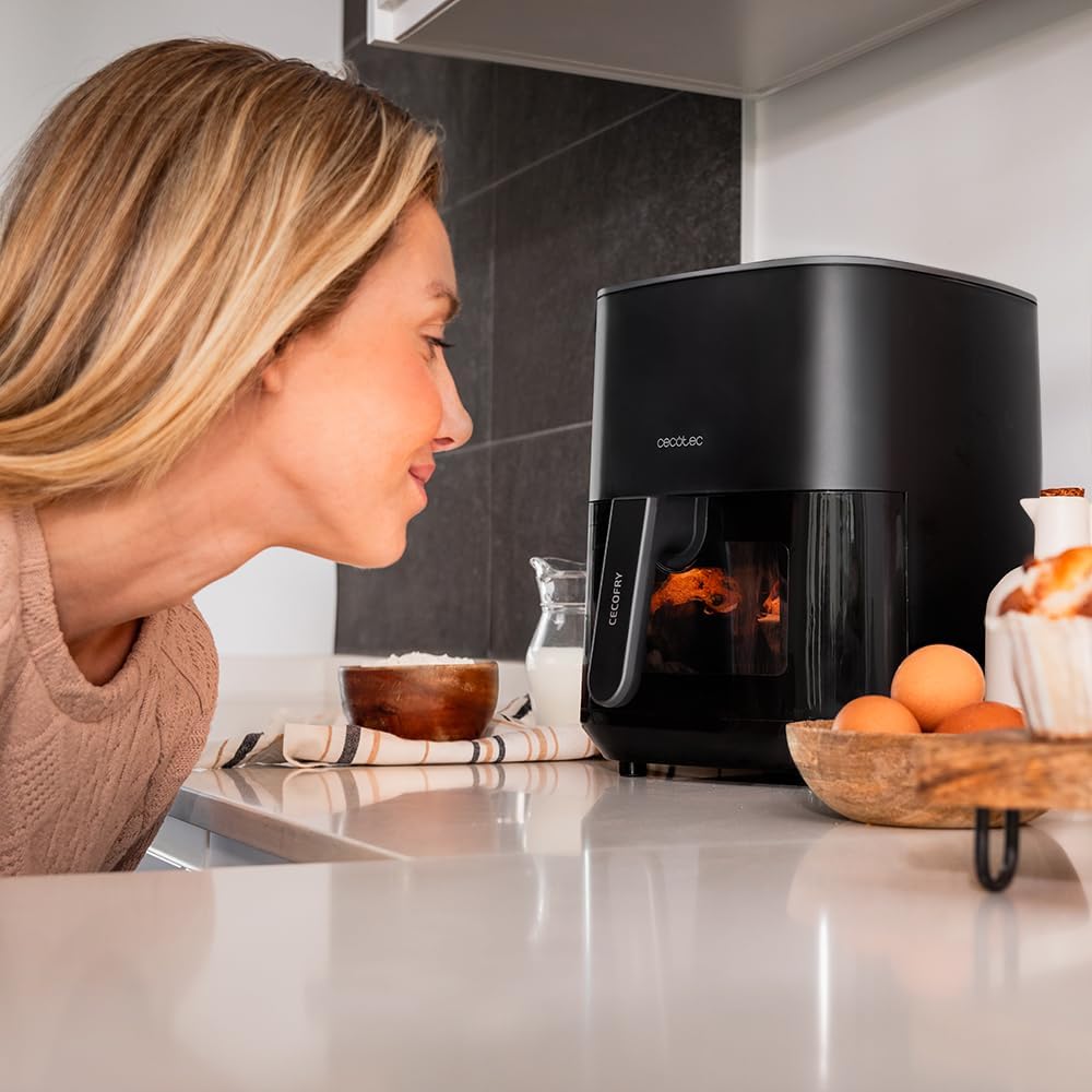 air-fryer-cecotec-cecofry-fantastik-window-5500-5.5-litres-noir-2
