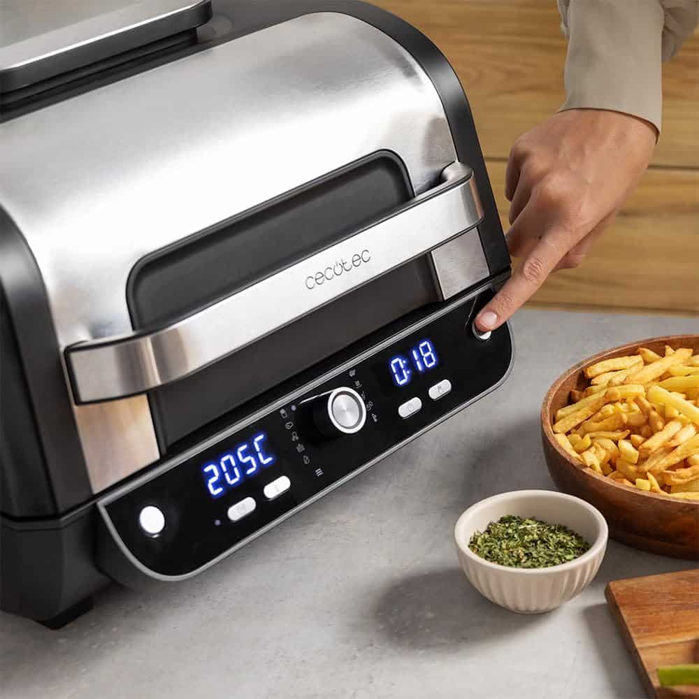 air-fryer-cecotec-cecofry-firedome-8000-pro-8-litres-noir-acier-2