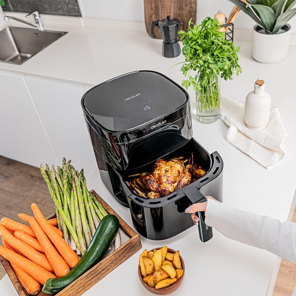 air-fryer-cecotec-duo-heat-6000-6-litres-noir-2