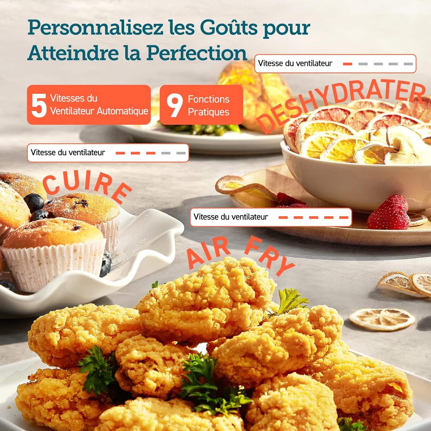air-fryer-cosori-CAF-DC601-KEU-6-litres-noir-2