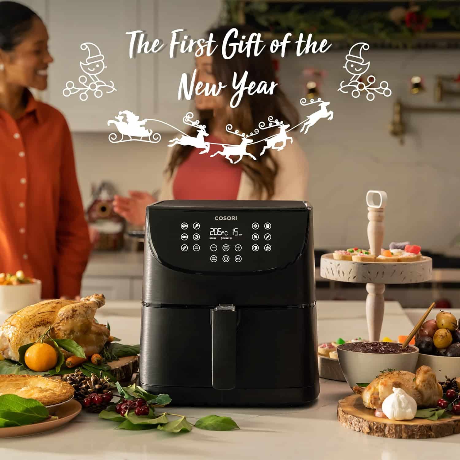 air-fryer-cosori-CP158-AF-5.5-litres-noir-2