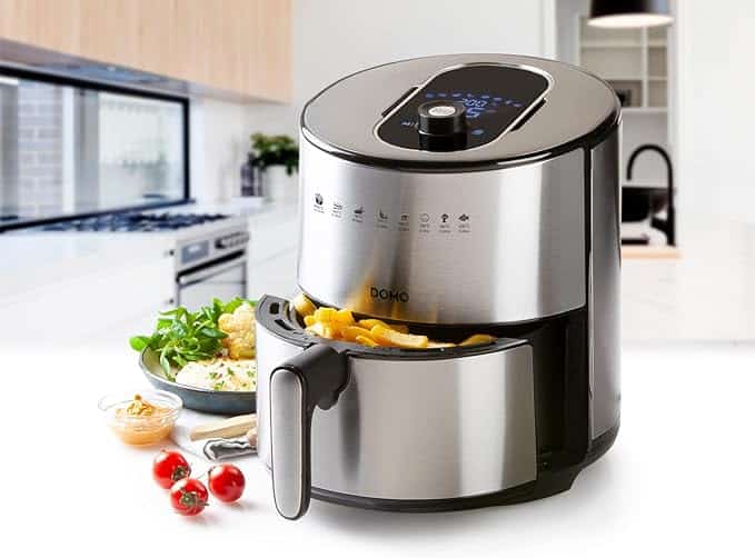 air-fryer-domo-4-litres-acier-2