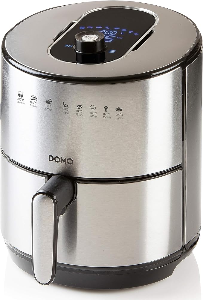 air-fryer-domo-4-litres-acier-3