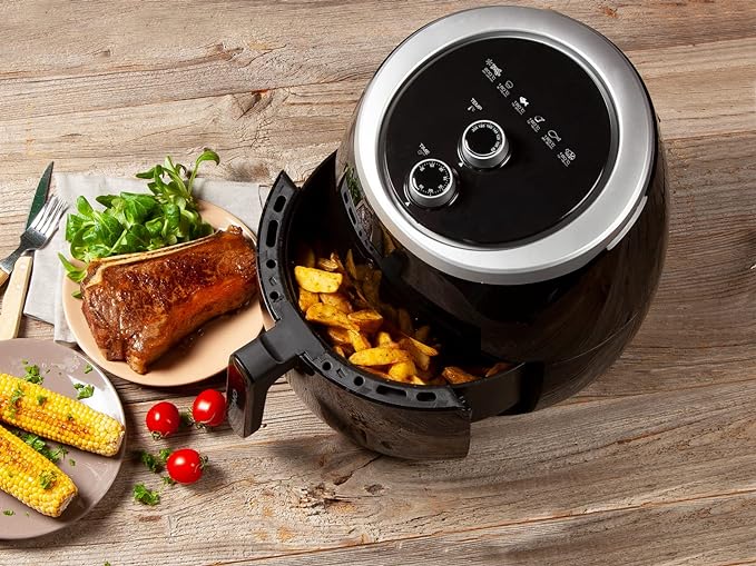 air-fryer-domo-5-litres-acier-3