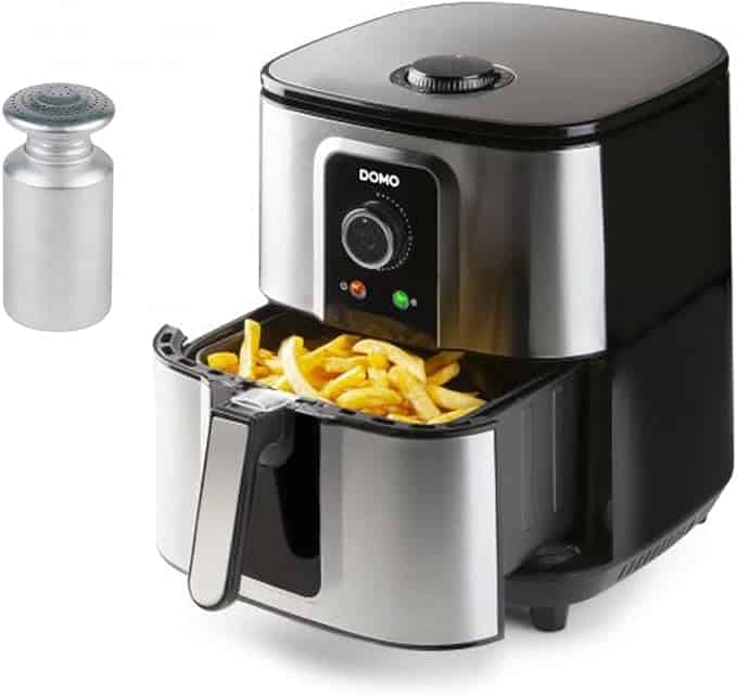 air-fryer-domo-5.5-litres-acier