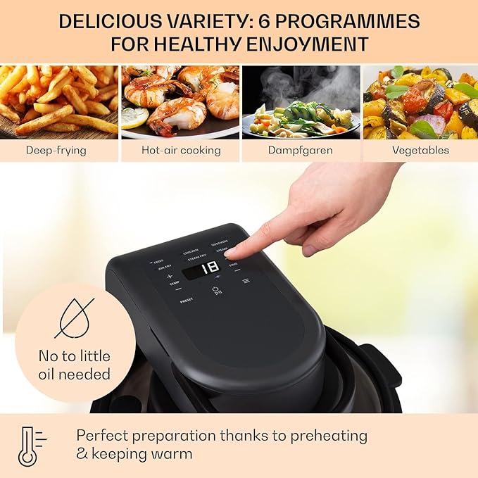 air-fryer-klarstein-5-litres-noir-2