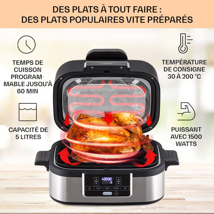 air-fryer-klarstein-combo-air-5-litres-3