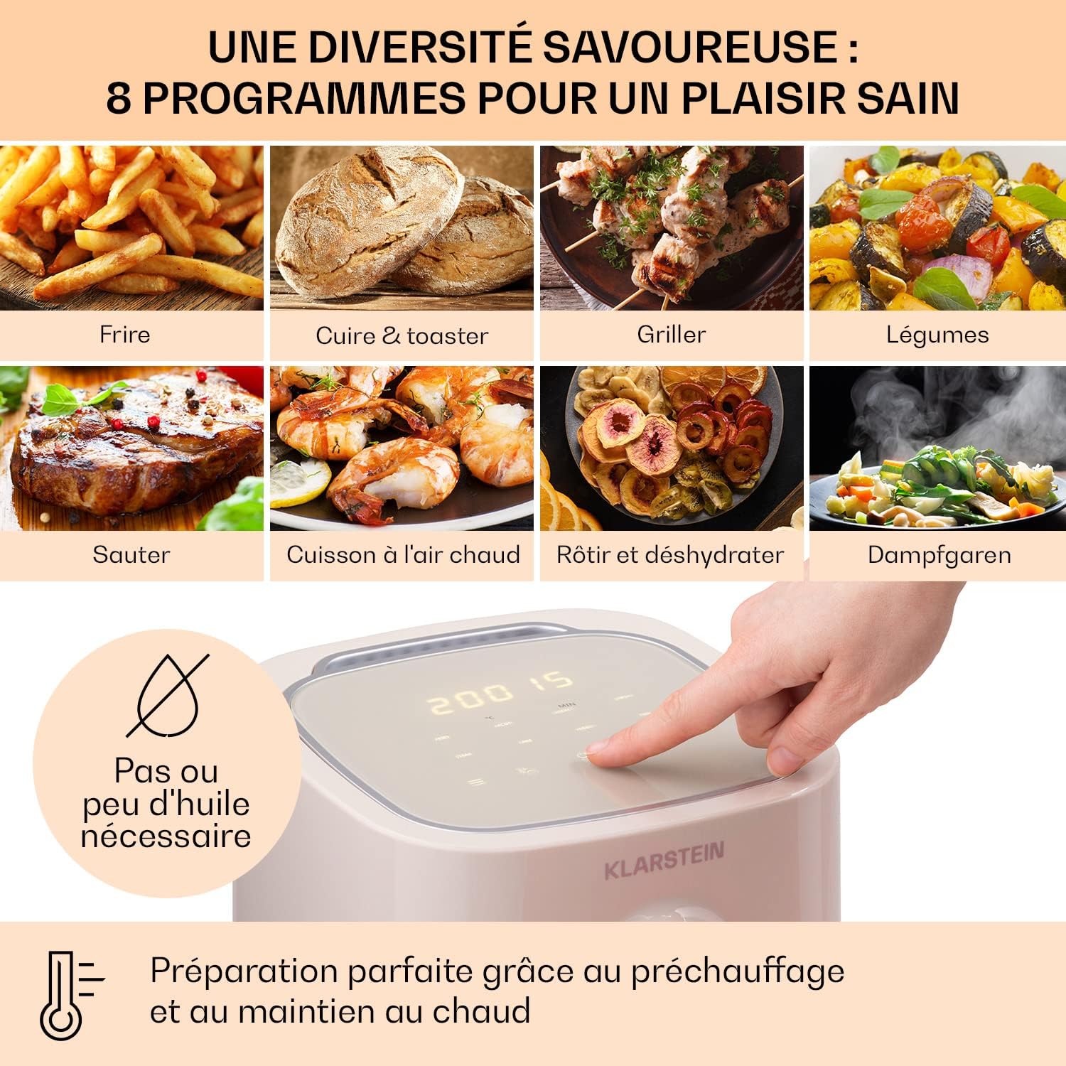 air-fryer-klarstein-crisp-pro-2.5-litres-2