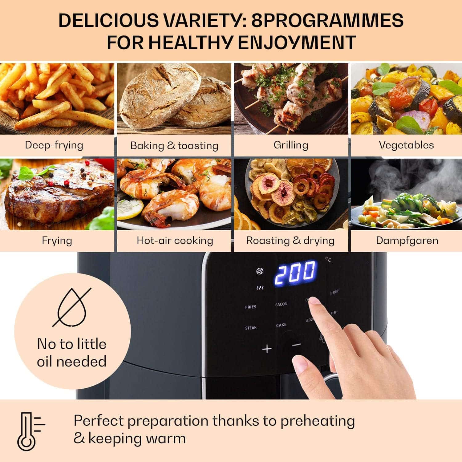 air-fryer-klarstein-crisp-pro-3.5-litres-2