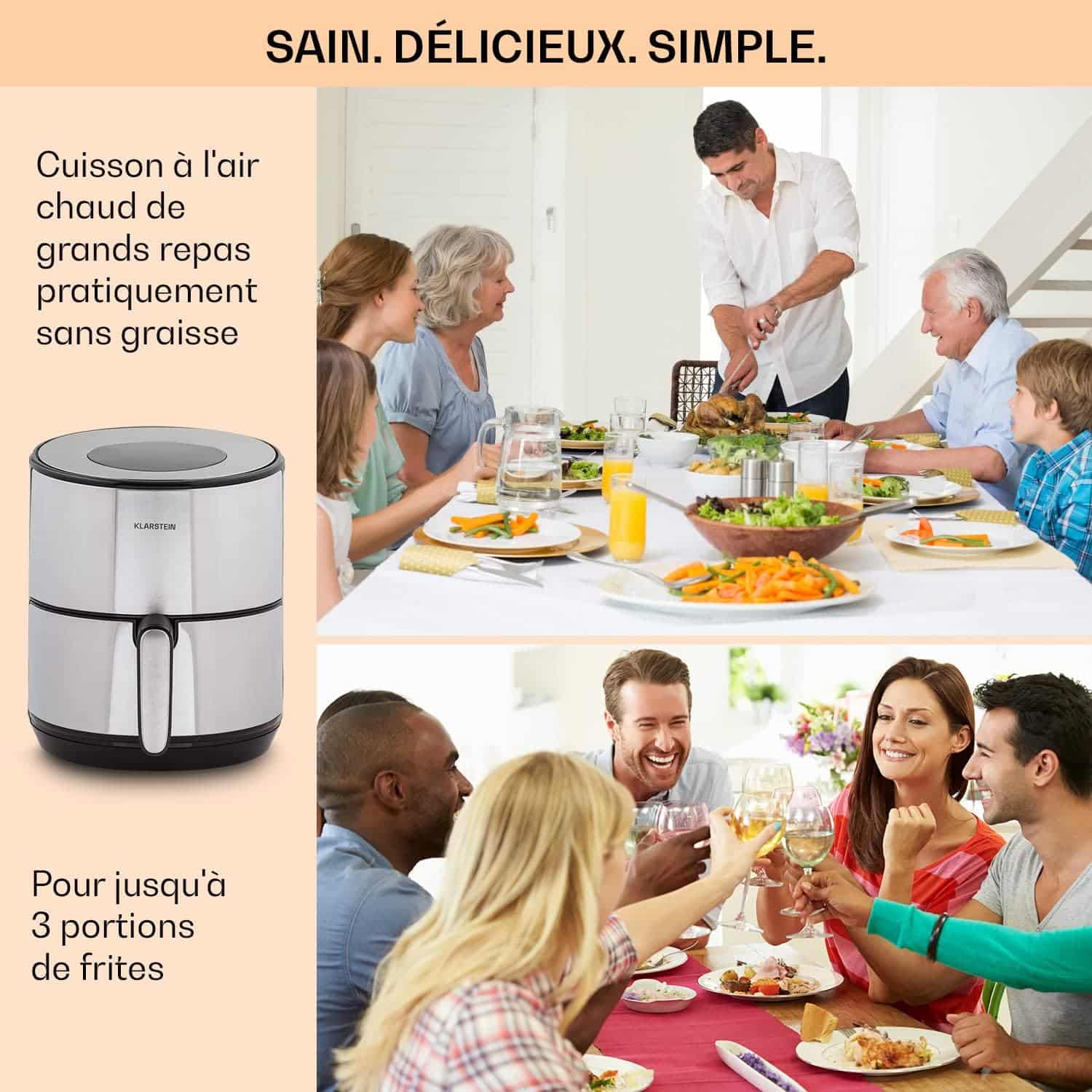 air-fryer-klarstein-crisp-pro-4.3-litres-2