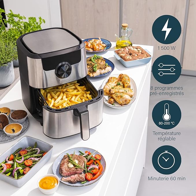 air-fryer-princess-4.5-litres-inox-3