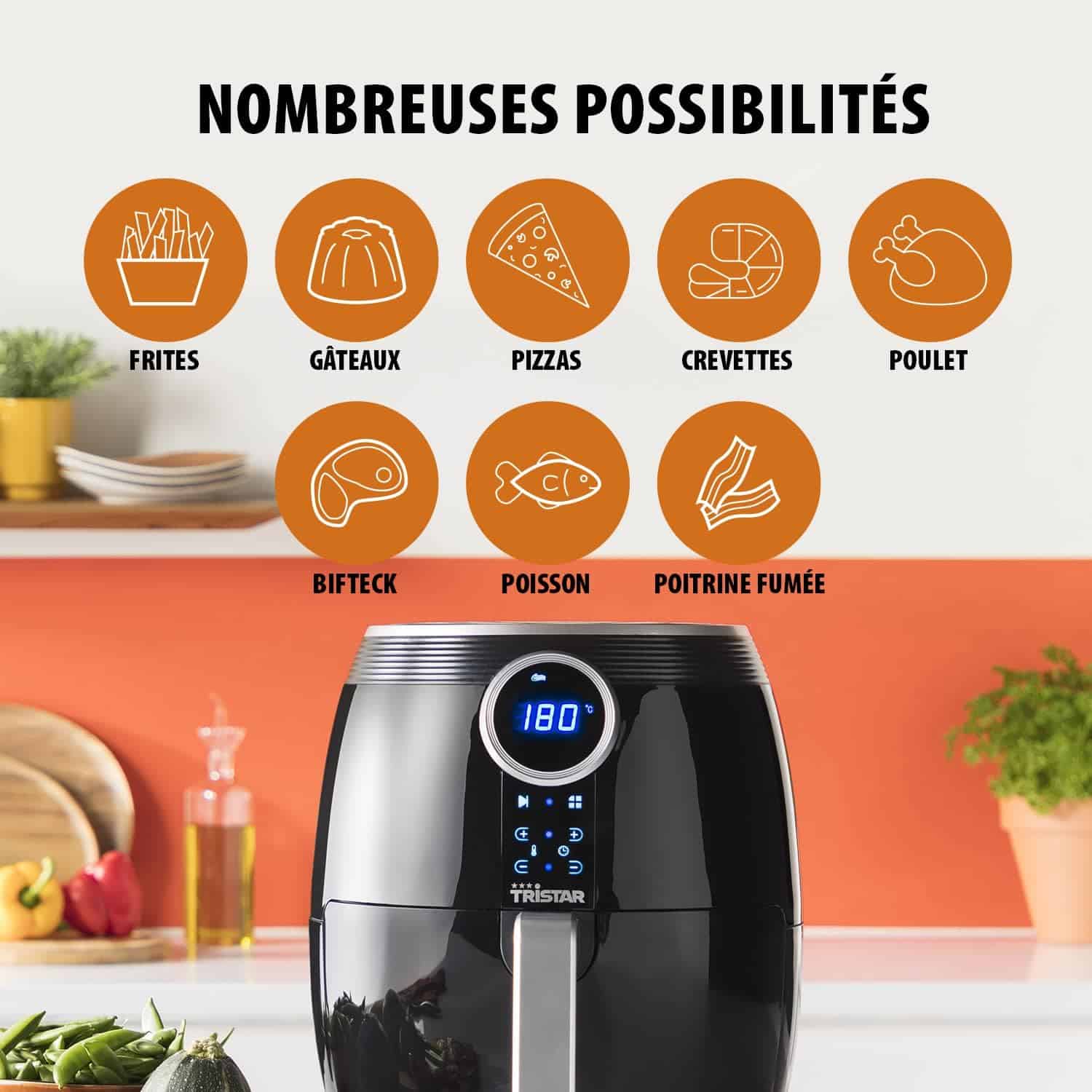 air-fryer-tristar-FR-6956-4.5-litres-noir-2