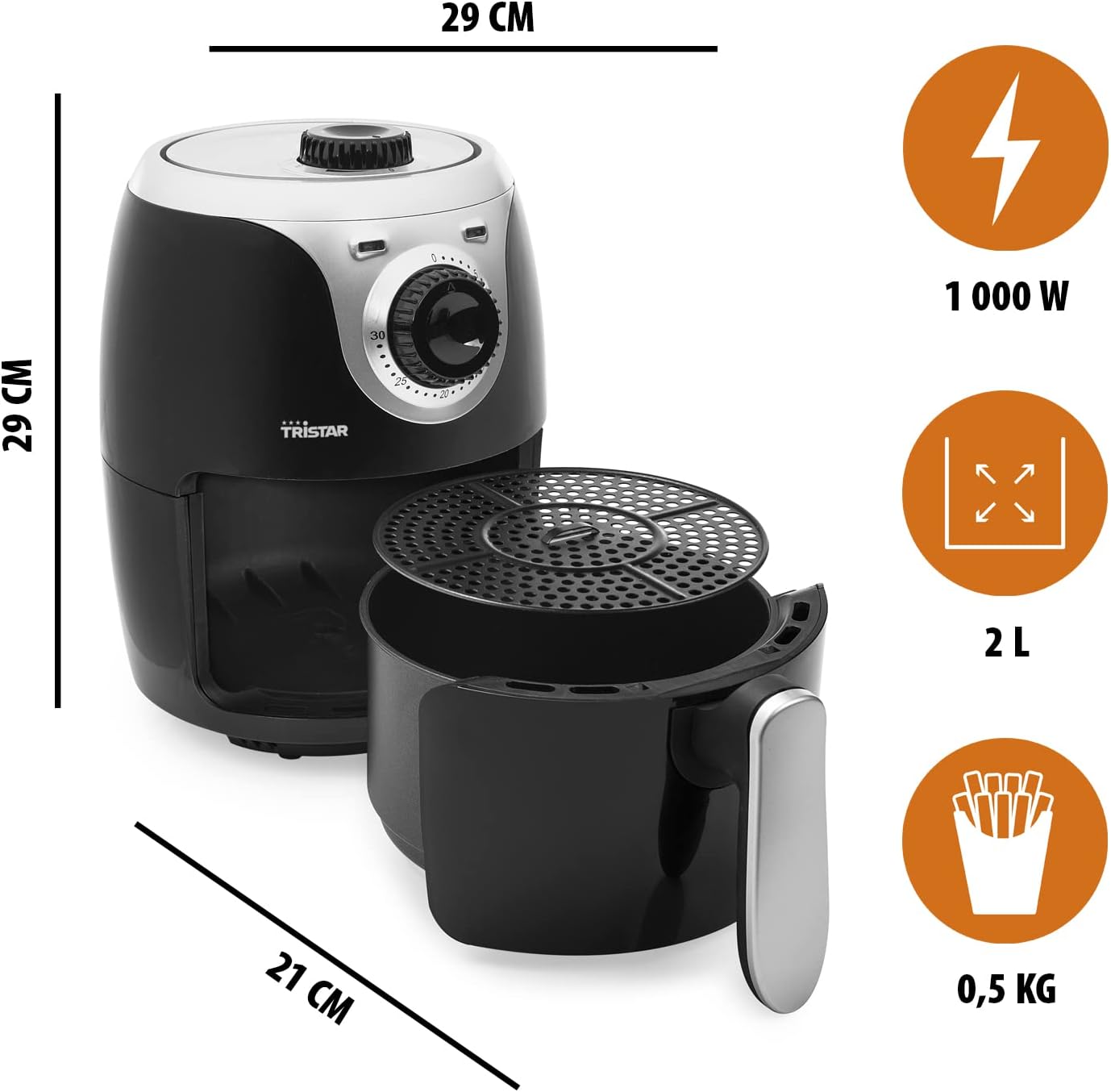 air-fryer-tristar-FR-6980-2-litres-noir-3