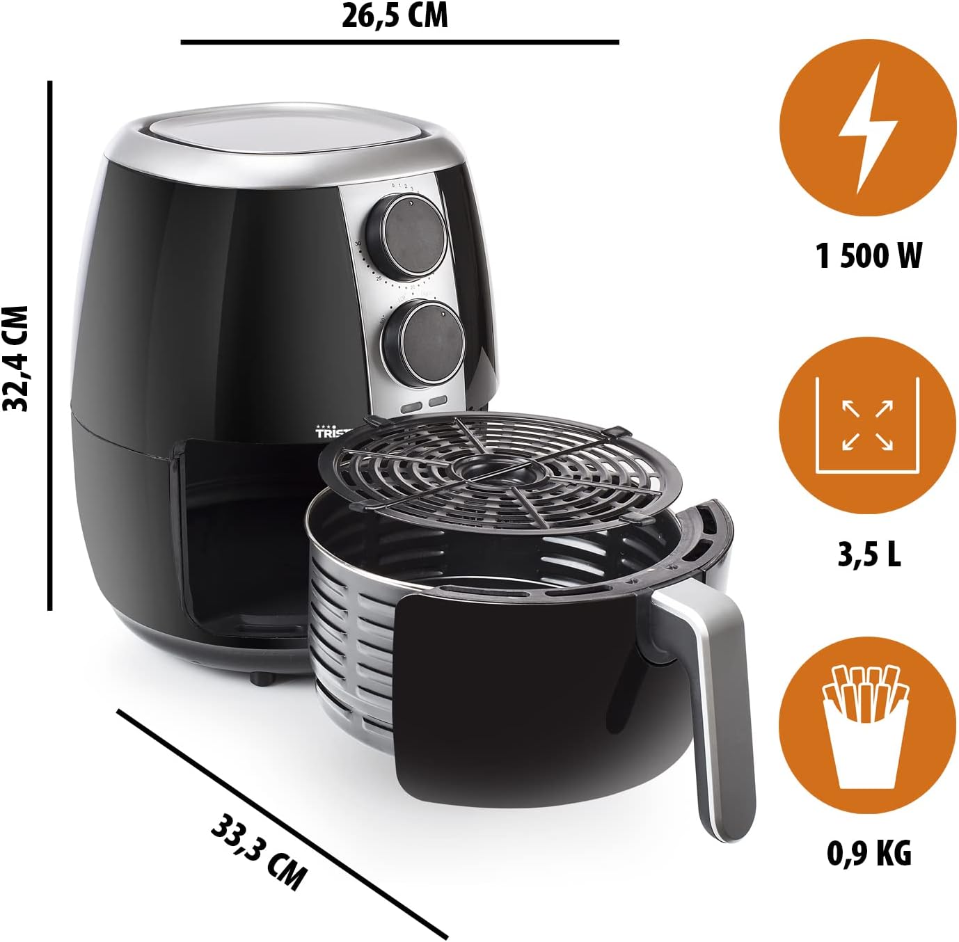 air-fryer-tristar-FR-6989-3.5-litres-noir-2
