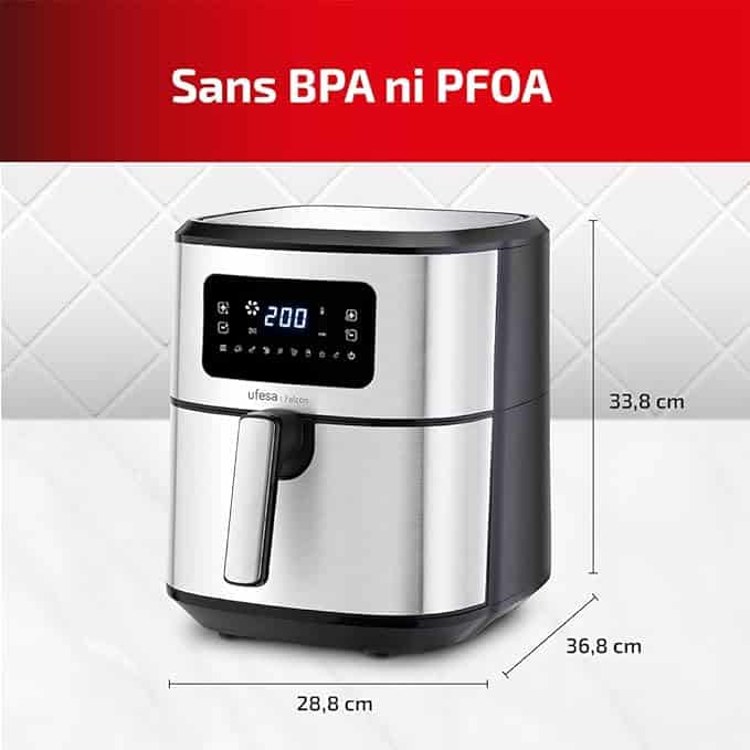 air-fryer-ufesa-6.5-litres-acier-2