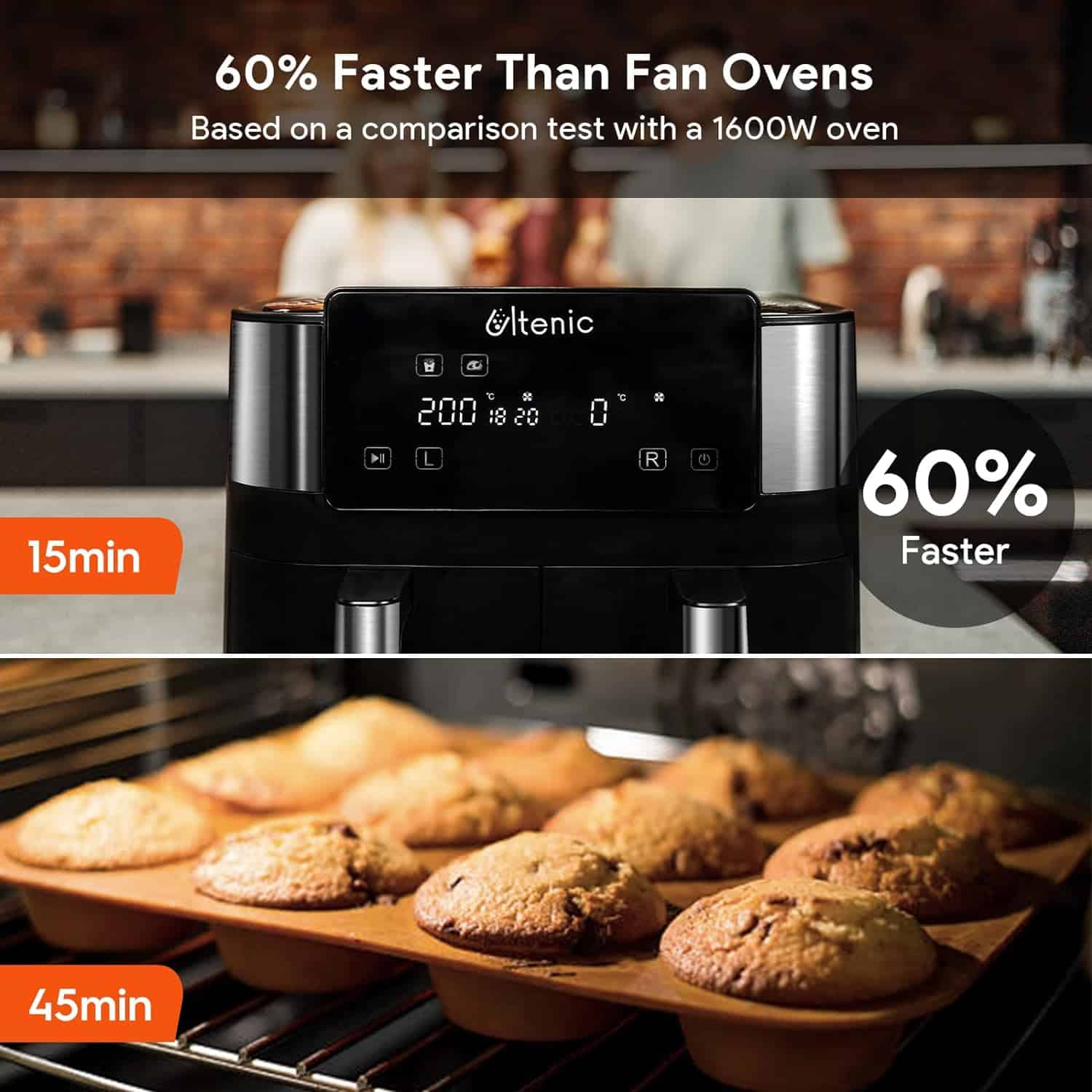 air-fryer-ultenic-K20-7.6-litres-noir-3