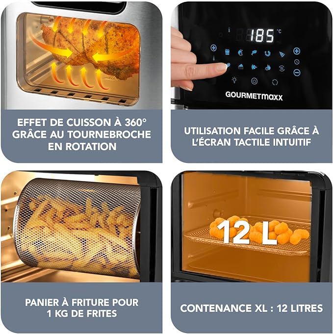 gourmetmaxx-air-fryer-12-litres-12