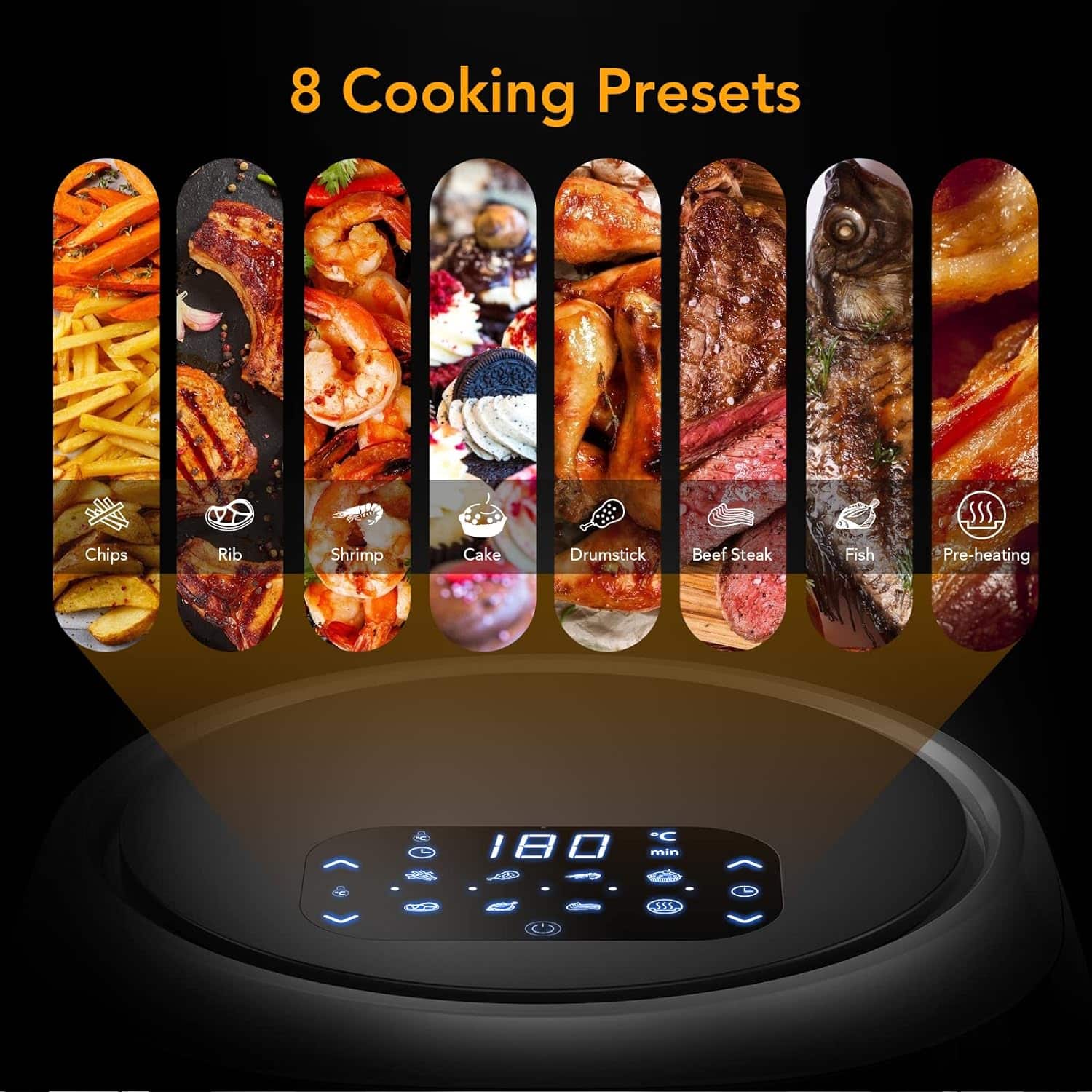 air-fryer-Acekool-YJ-707A-8-litres-noir-2