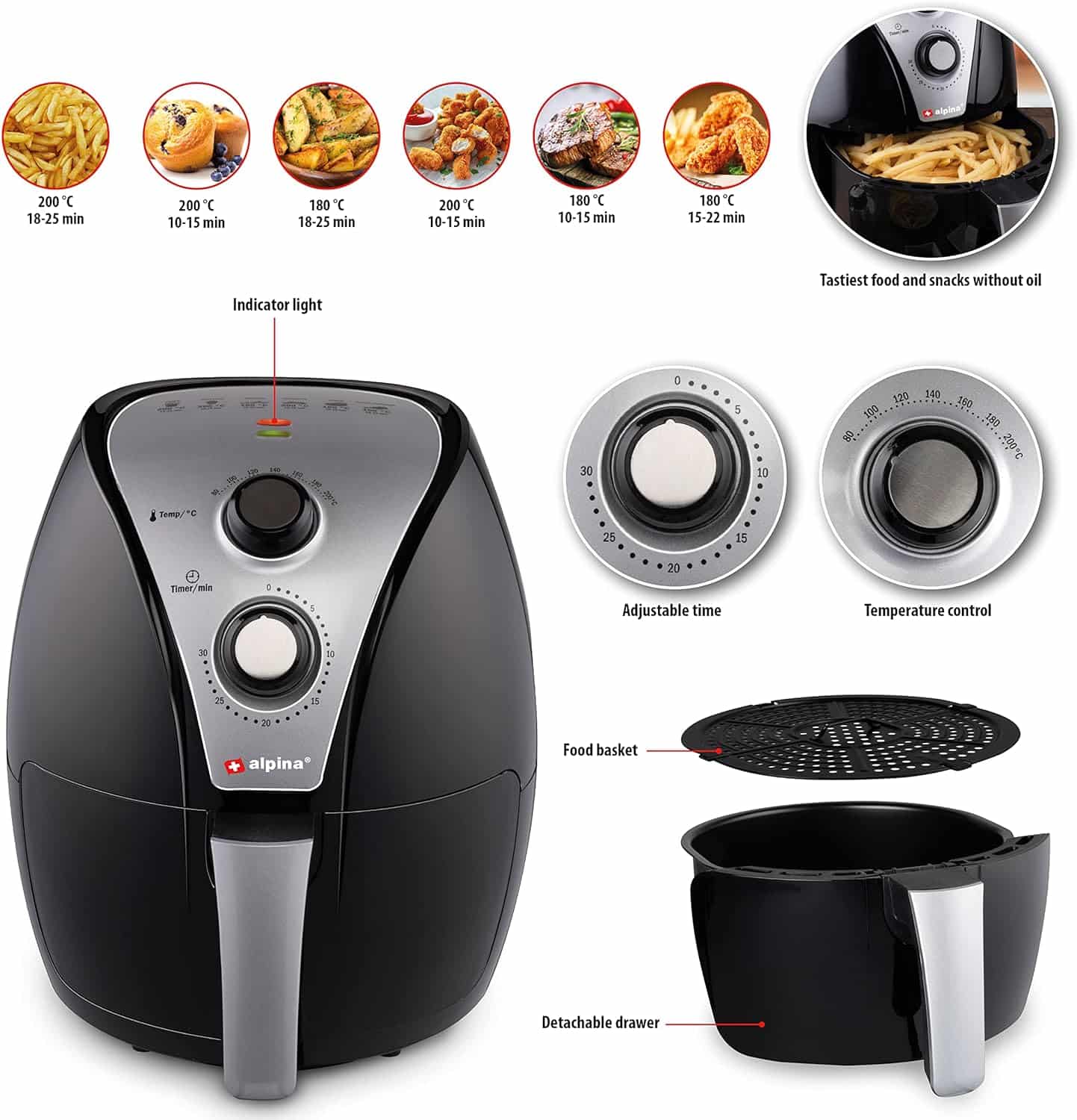 air-fryer-Alpina-8711252185675-3.2-litres-noir-acier-3