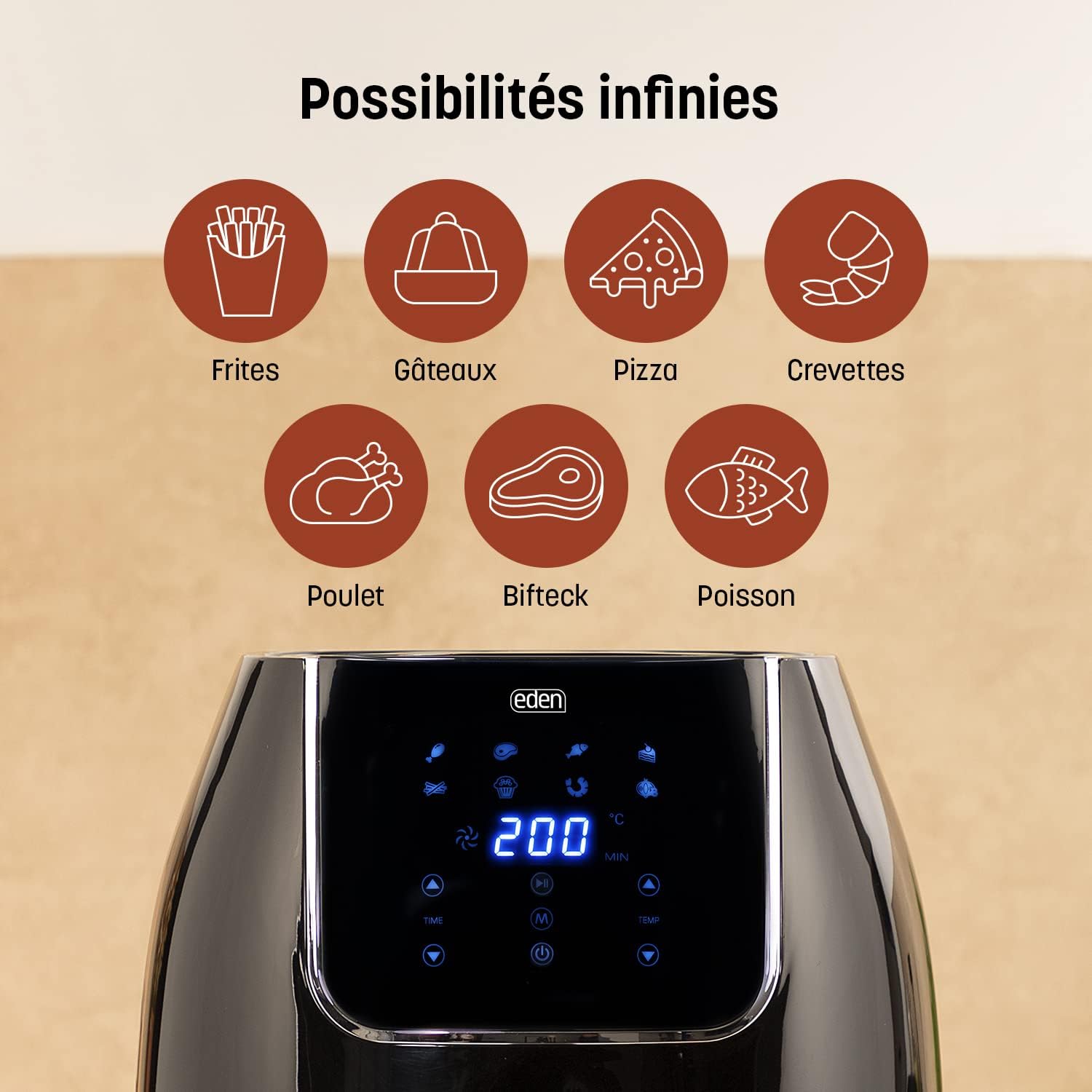 air-fryer-ED-7012-Eden-6-litres-noir-3
