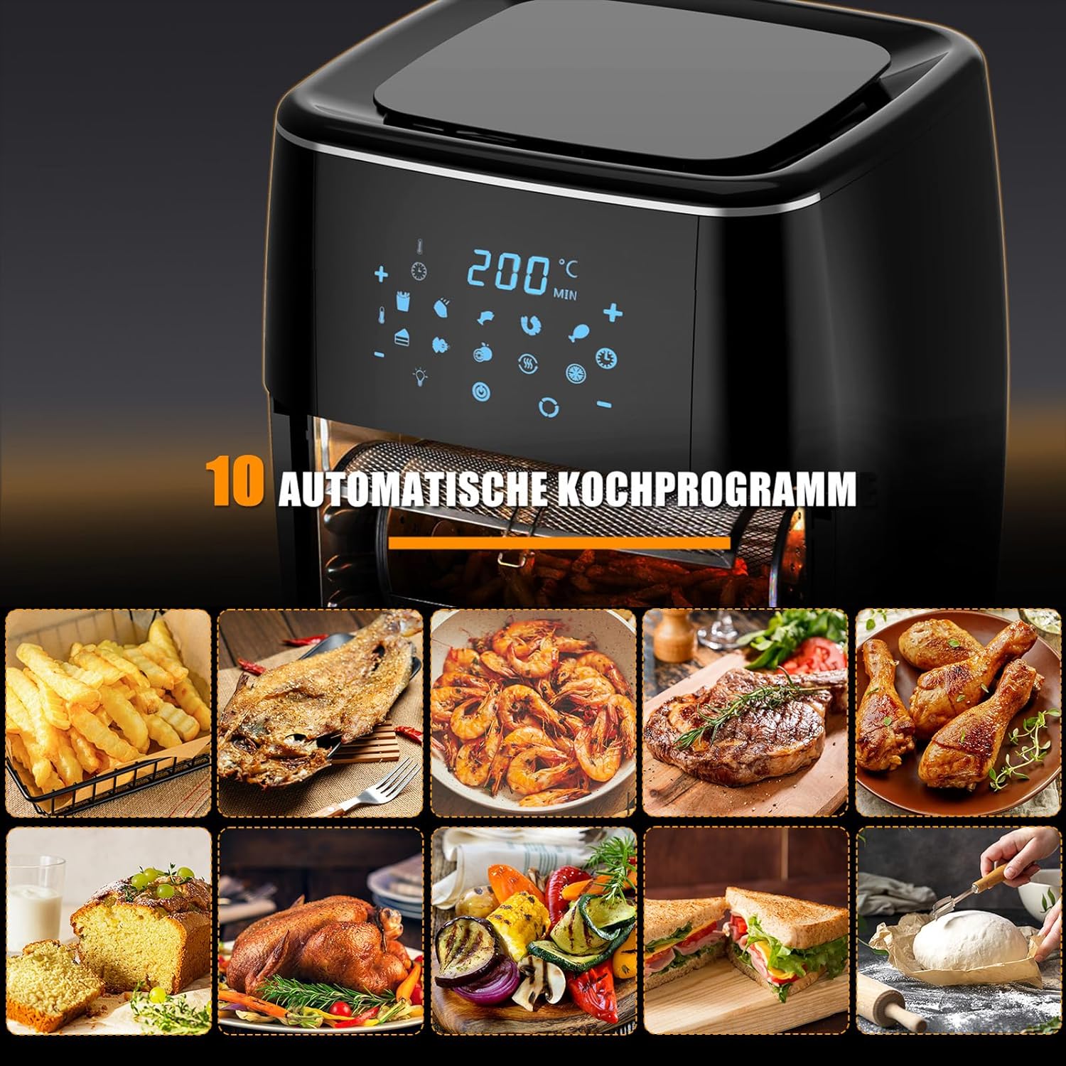 air-fryer-Fine-Life-Pro-GSE021-13-litres-noir-2