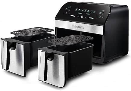 air-fryer-Gourmia-9.4-litres-noir-acier-3