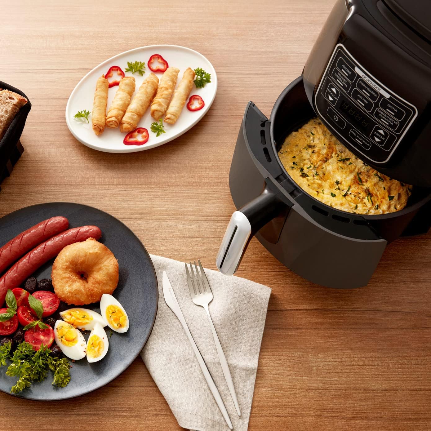 air-fryer-Karaca-4-litres-gris-2