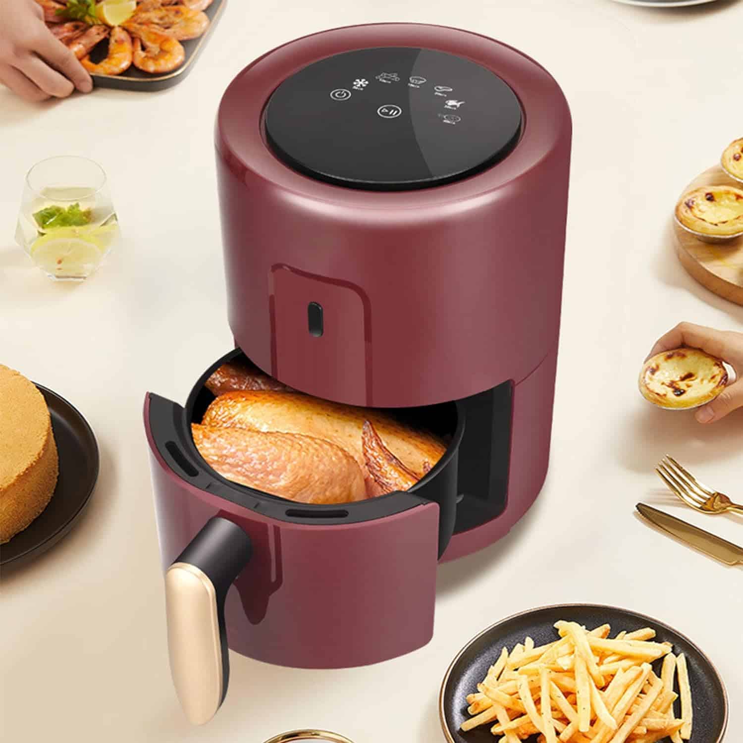 air-fryer-LTXTC-JOEUQFFXC-2.5-litres-rouge-2