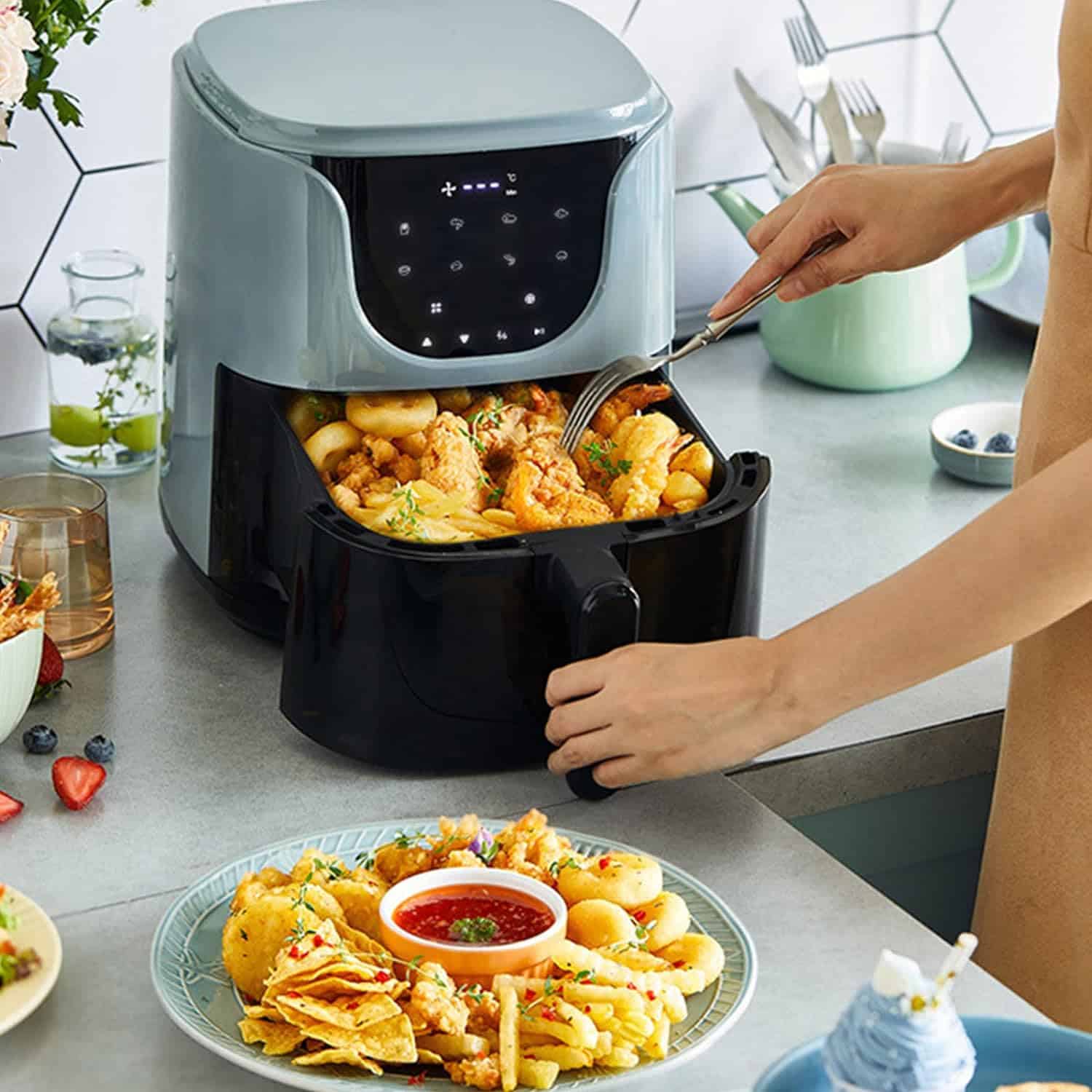 air-fryer-LTXTC-YFMV4UKEO-5.5-litres-gris-2