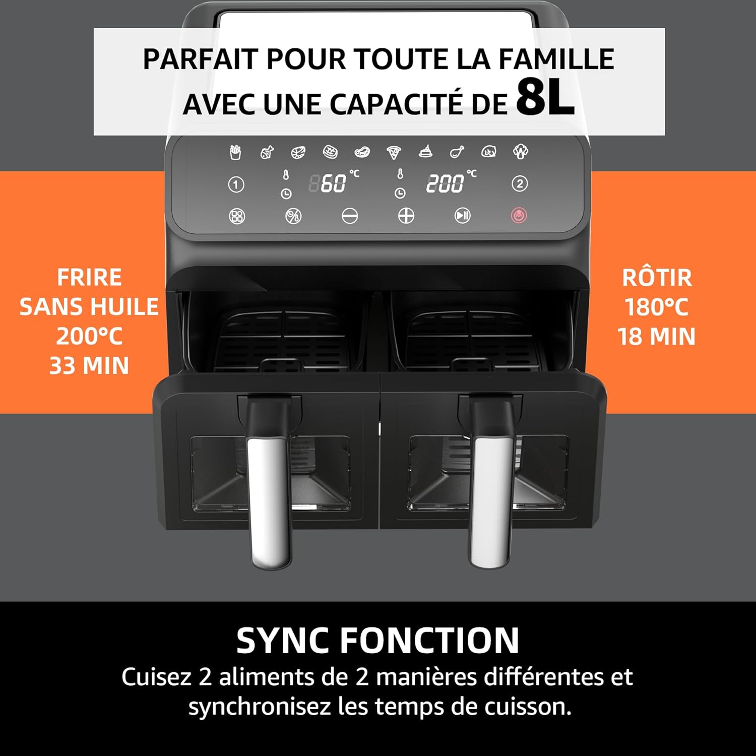 air-fryer-Lellaluka-8-litres-noir-3