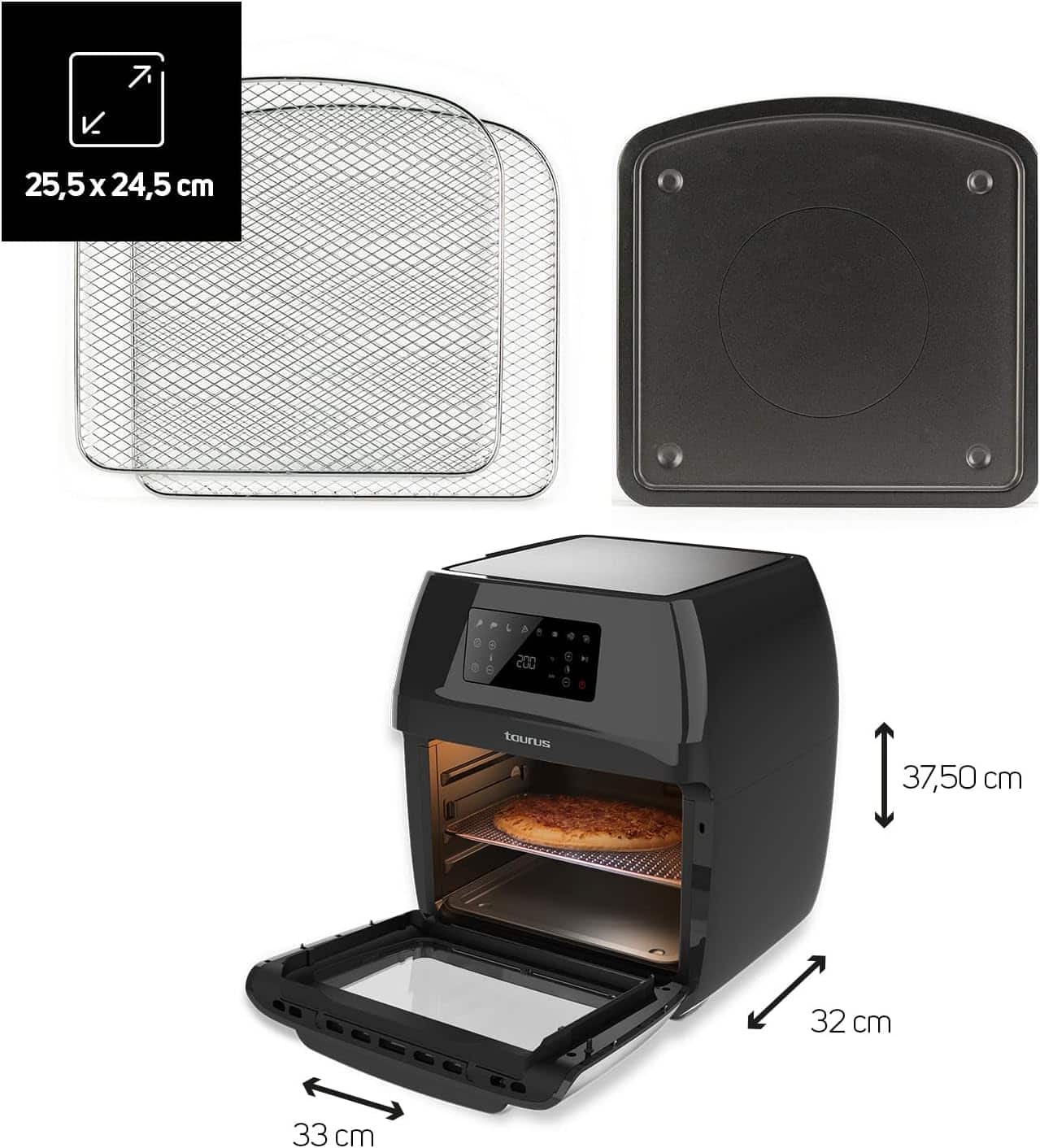 air-fryer-Taurus-973981000-12-litres-noir-3