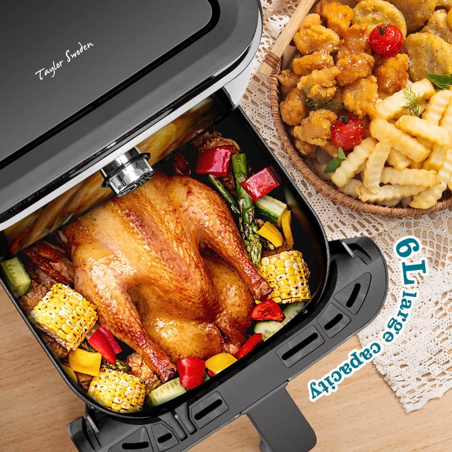 air-fryer-Taylor-Swoden-6-litres-noir-2