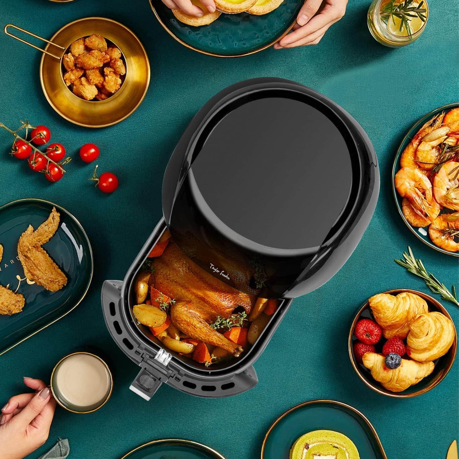 air-fryer-Taylor-Swoden-Sunbeam-Kexle-7-litres-noir-2