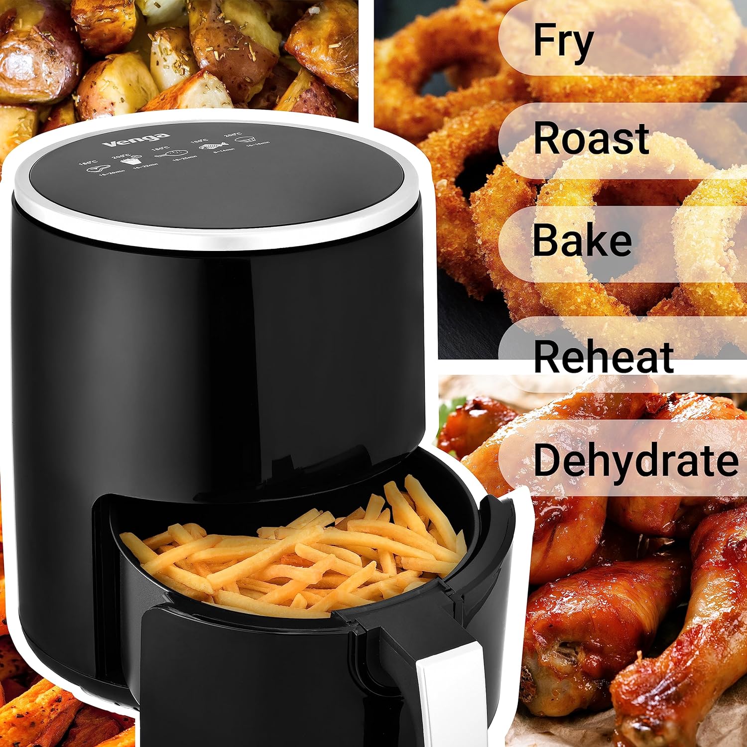 air-fryer-Venga-2.5-litres-noir-3
