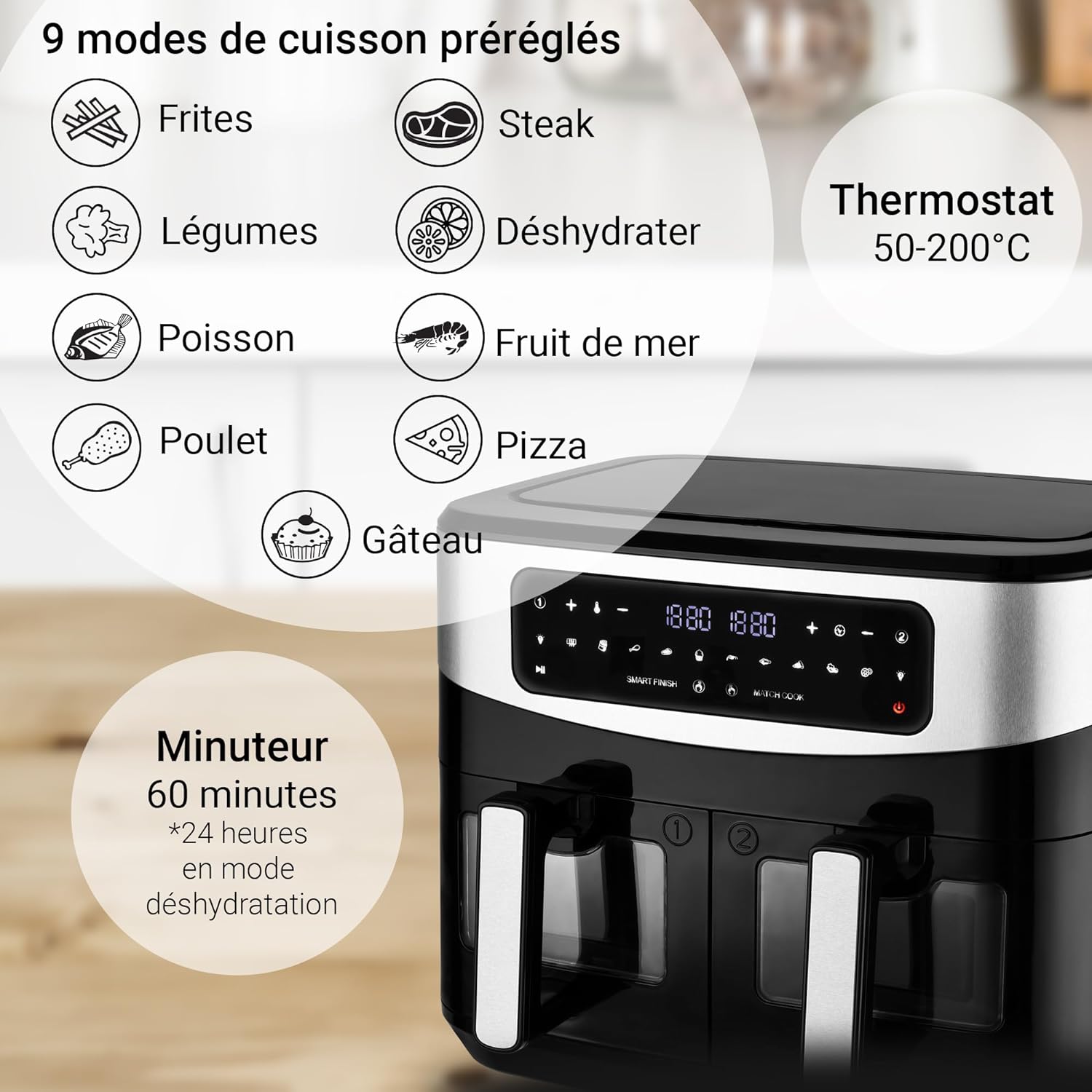 air-fryer-Venga-VG-AFT-3008-9-litres-noir-2