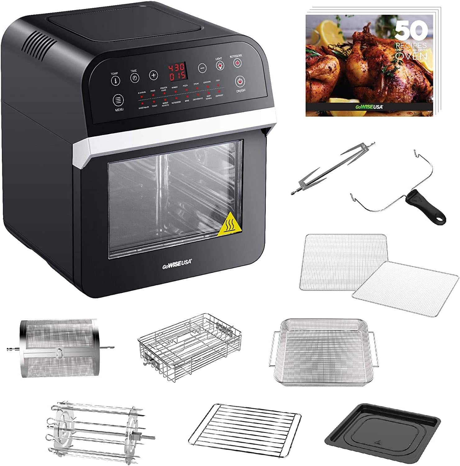 air-fryer-gowise-usa-GW44800-12-litres-noir-3