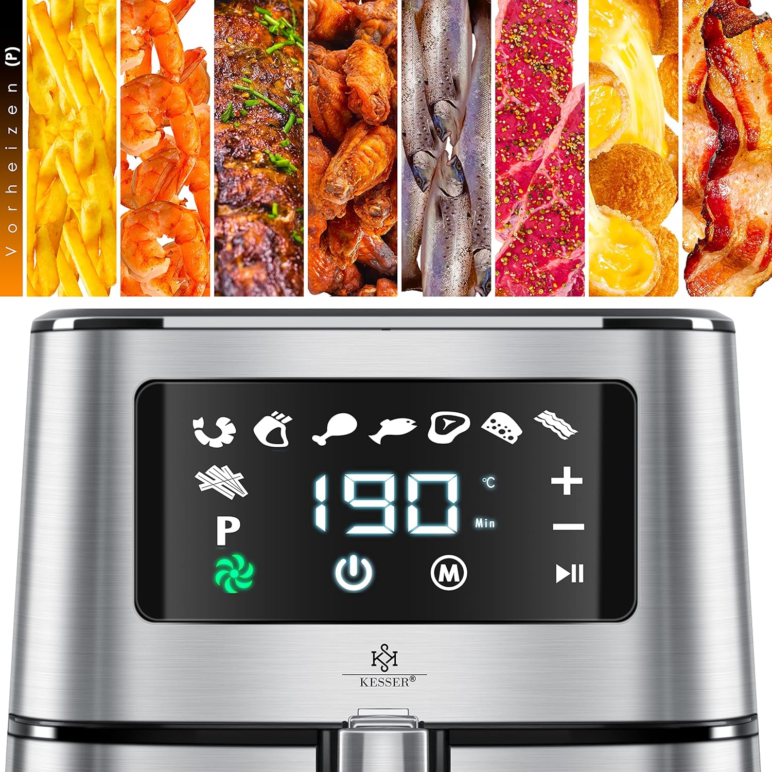 air-fryer-kesser-HU-XI-201-5.5-litres-noir-acier-2
