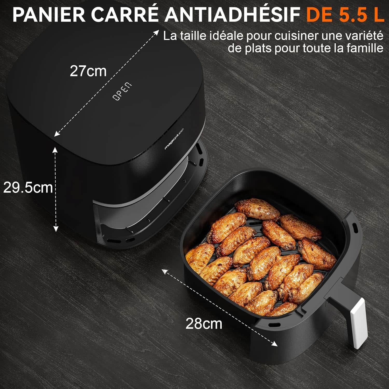 air-fryer-magicplux-MAF55B01-5.5-litres-noir-2