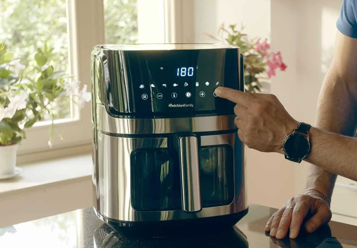 air-fryer-melchioni-family-118340033-6.5-litres-noir-acier-2