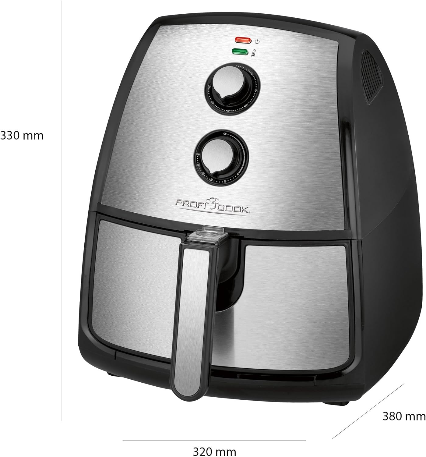 air-fryer-proficook-PC-FR1115H-3.5-litres-noir-acier-3