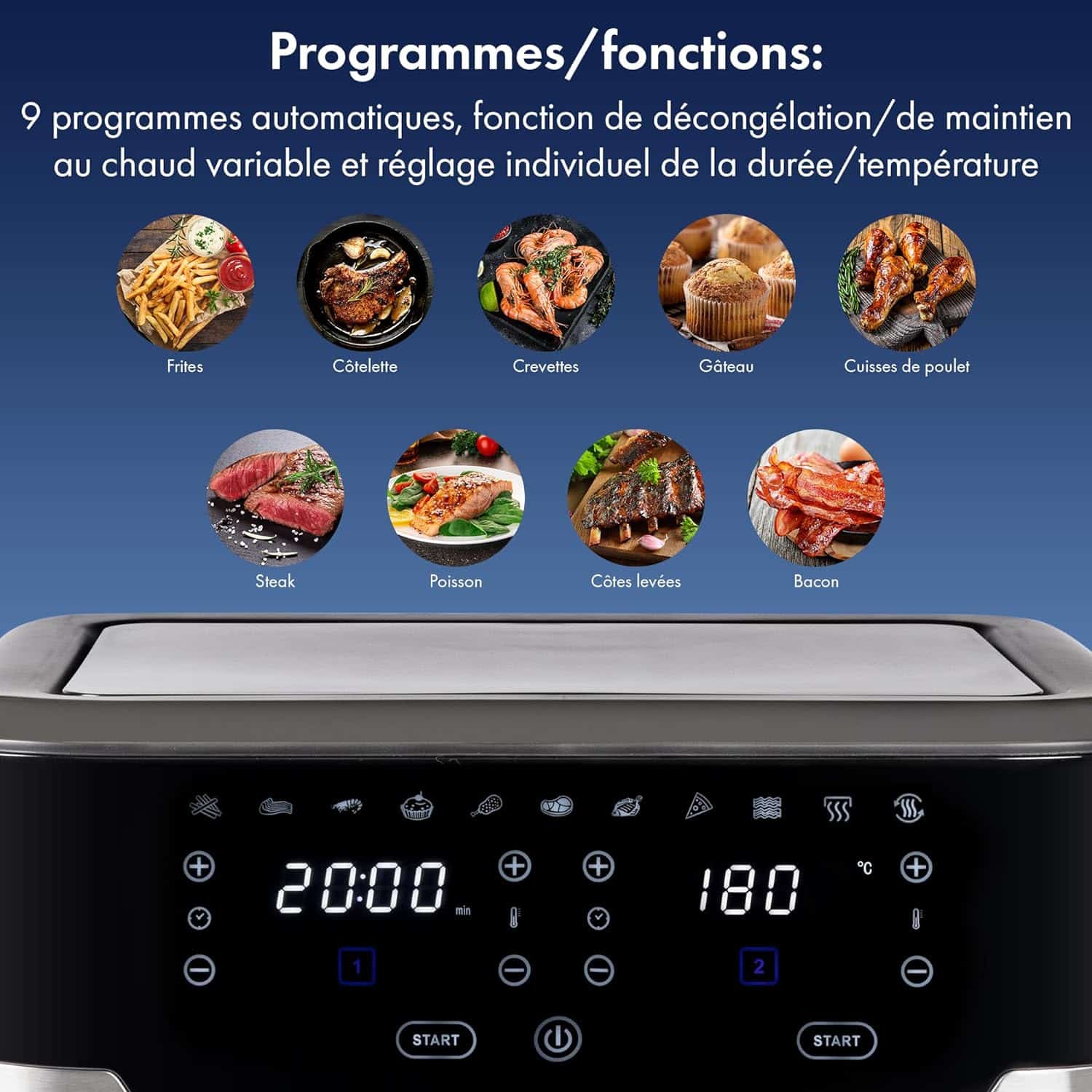 air-fryer-proficook-PC-FR1242H-9-litres-noir-2