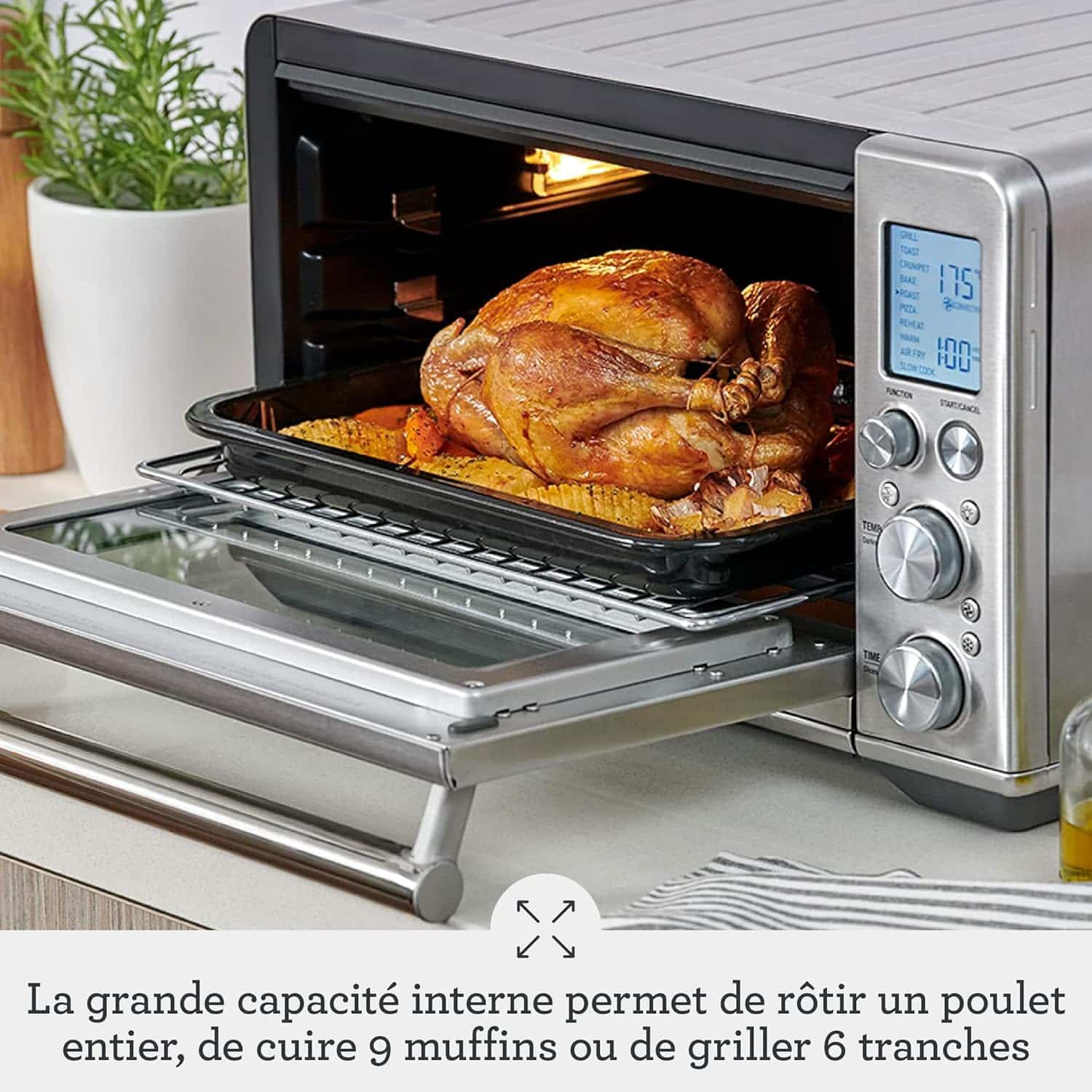 air-fryer-sage-SOV860-22-litres-acier-3