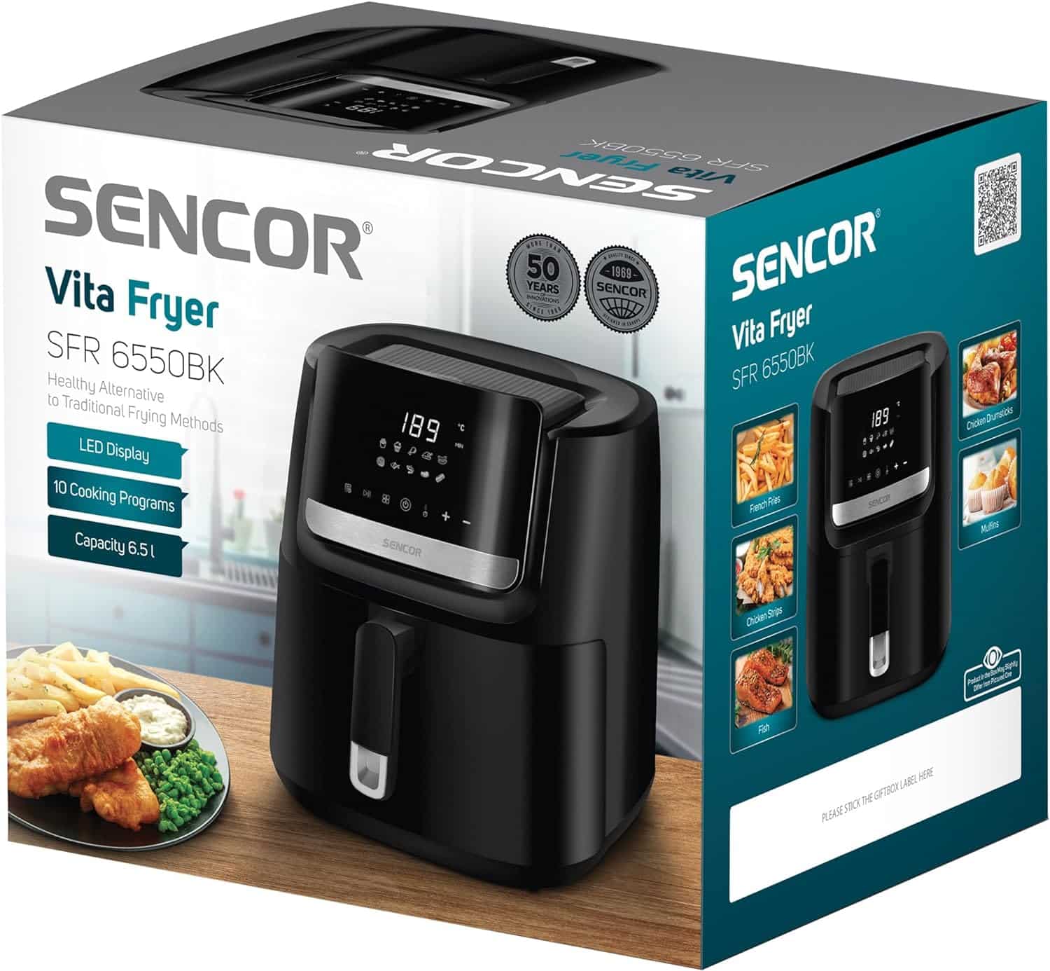air-fryer-sencor-SFR-6550BK-6.5-litres-noir-2