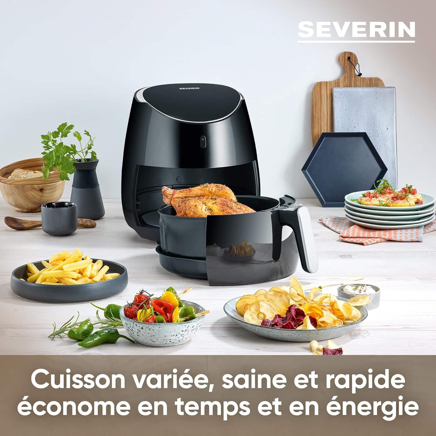 air-fryer-severin- FR-2445-5-litres-noir-3