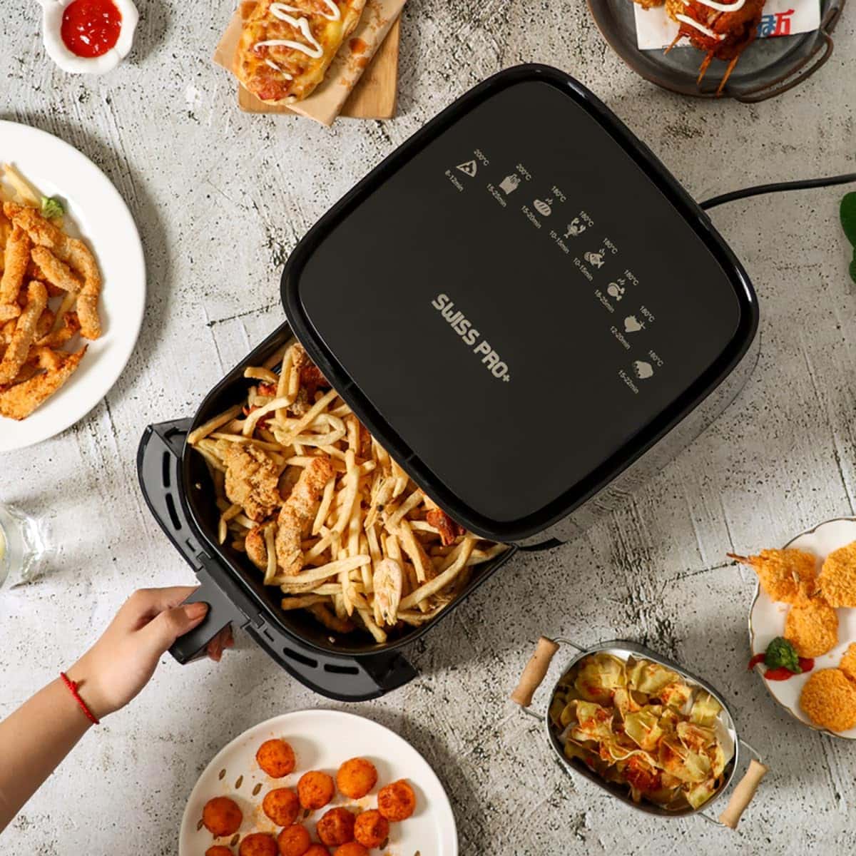 air-fryer-swiss-pro-plus-SP-AF1450.5-5-litres-acier-noir-3