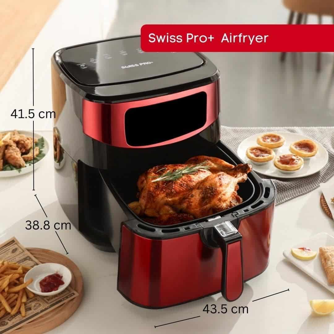 air-fryer-swiss-pro-plus-SP-AF9.2LR-10-litres-rouge-noir-3